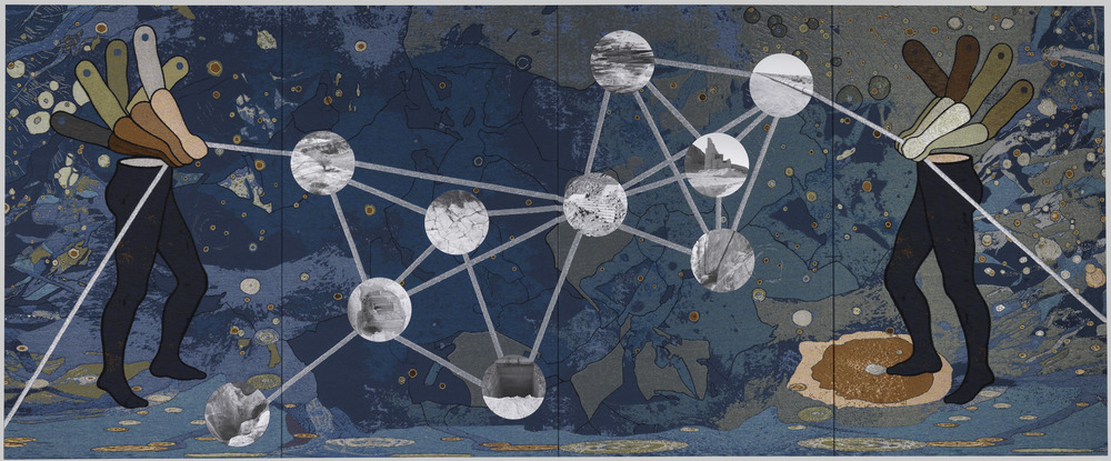 The Weight of Scars par Otobong Nganka, 2015, Centre Pompidou