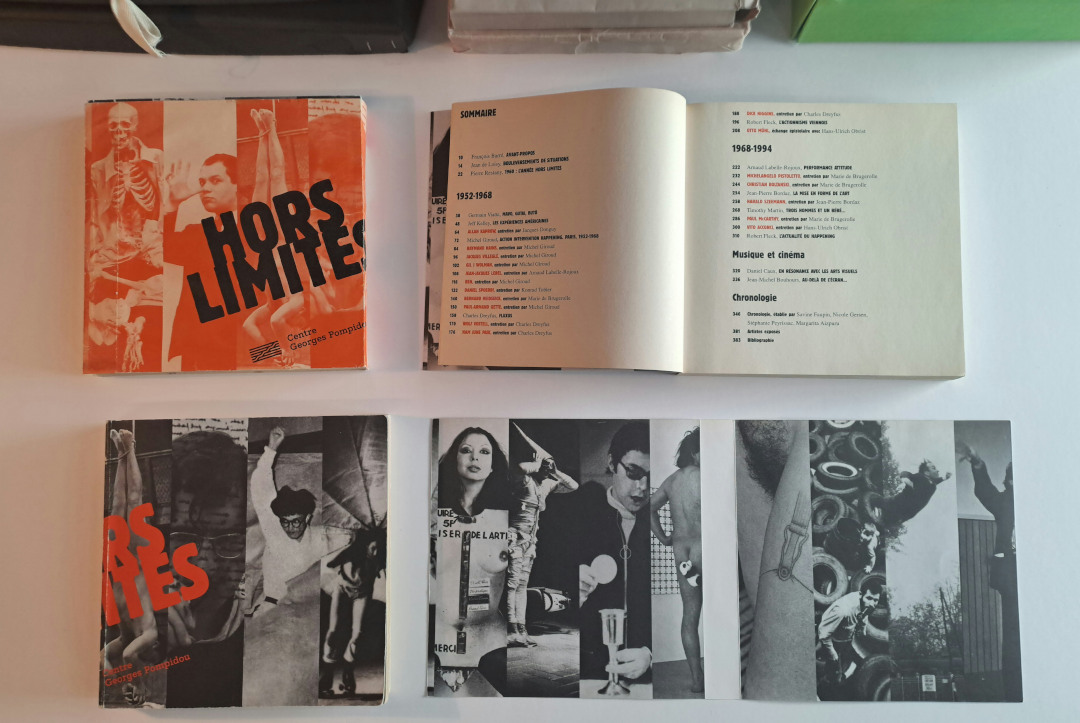 Catalogue de l'exposition Hors limites (1994), Centre Pompidou