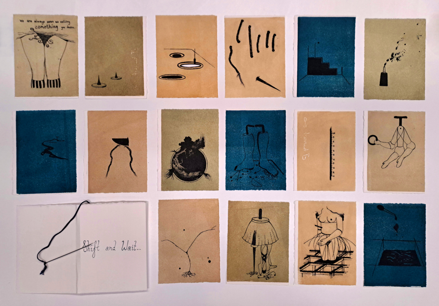 Shift and Wait de l'artiste Otobong Nganka acquis par la Bibliotheque Kandinsky en 2025, Centre Pompidou