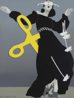 Kiki Kogelnik, It Hurts with a Scissor, 1974